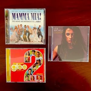 6 CD:MAMMA MIA Mov.GLEE S1/V2,Lea Michele,ONE DIRECTION,C. AGUILERA,SELENA GOMEZ